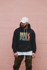 Best Papa By Par, Vintage Old Style Golf Dad Shirt - Image 5