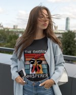 Cool Glasses Chicken, The Chicken Whisperer, Vintage Old Shirt - Image 3