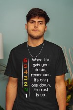 Manual Transmission Car, When Life Gets You Down, Remember It's Only One Down, The Rest Is Up Shirt - Image 2