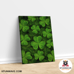 Peace Of Lucky Leaves Canvas Poster - Image 4