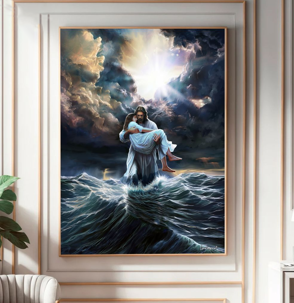 God Save Us From The World Ending Natural Disaster Canvas Poster - Stunwave