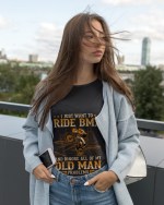 Funny BMX Rider Shirt for Men Who Love Riding Over Problems - Image 3