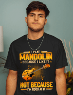 Mandolin Lover T-Shirt - Funny Music Tee for Musicians - Image 2