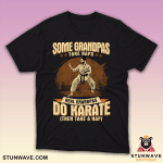 Funny karate shirt for grandpas who love martial arts and black belt humor