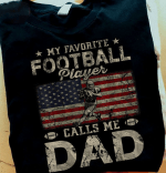 Vintage style proud football dad shirt – Father's Day gift for sports-loving dads.