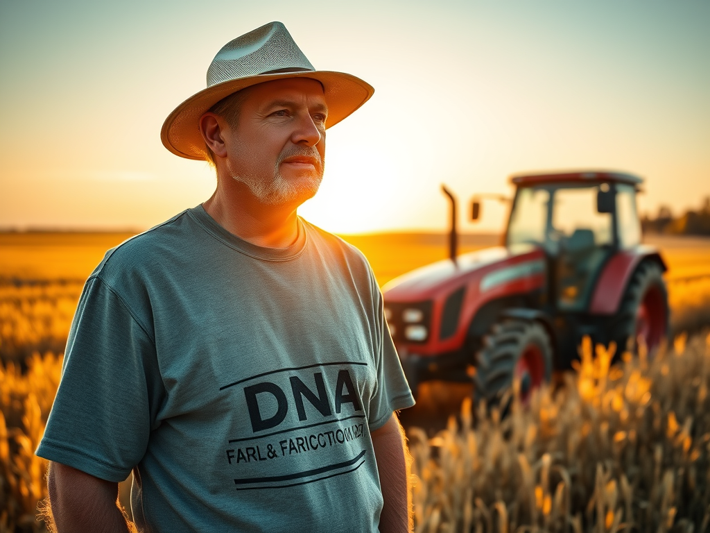 🚜 The Heartbeat of the Countryside: Farm Tractor DNA T-Shirts for ...