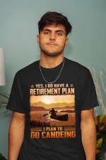 Funny Retirement Canoeing Shirt – Outdoor Adventure Retirement Plan Tee - Image 2