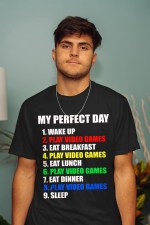 Perfect Day Gaming T-Shirt for Video Game Lovers & Gamers - Image 2